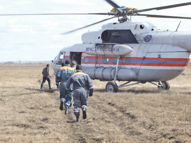 Снаряд для ледяного затора 