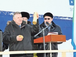 Белая  гора станет  золотой