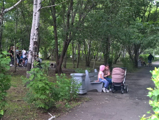 В Вяземском не мусорят, потому что красиво стало