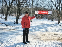 Крутой подъём «елочкой»