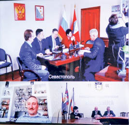 Телемост связал Крым и Хабаровск