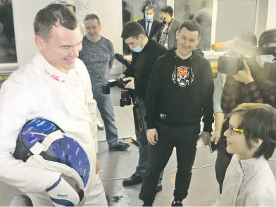 Урок фехтования от Михаила Дегтярёва