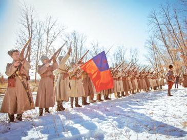 Волочаевский бой на аэродроме ДОСААФ 