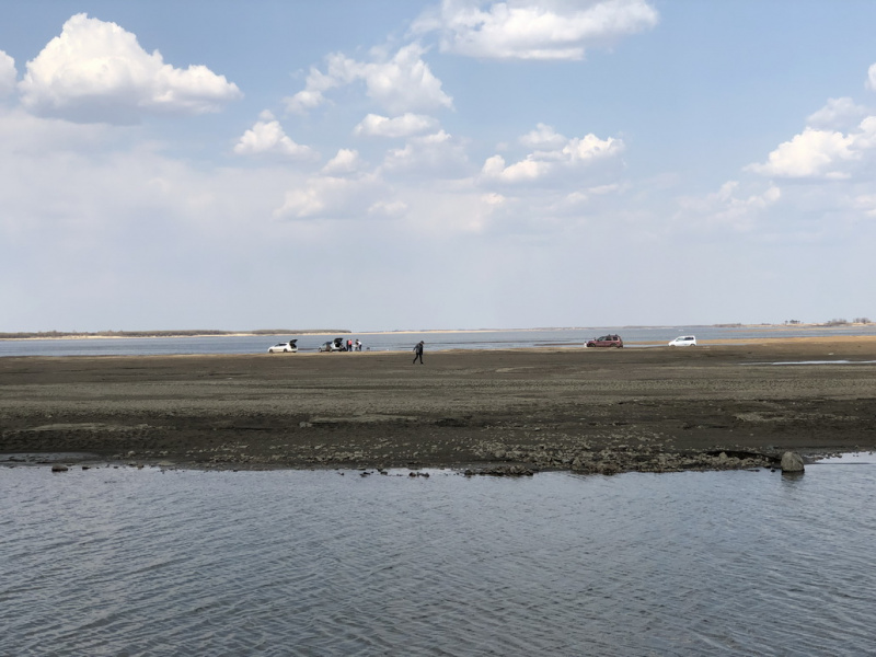 На Амуре рекордно низкий уровень воды
