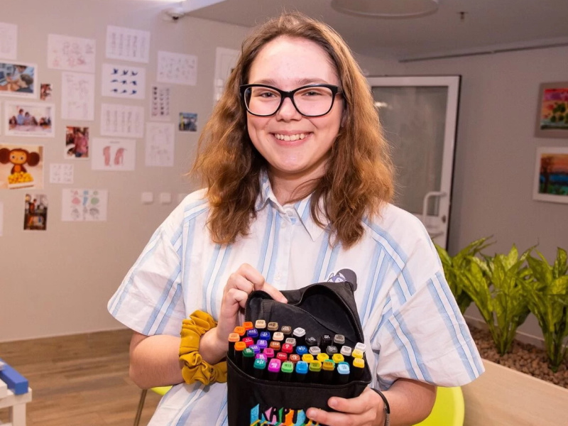 Альбина Крючкова делает мультфильмы