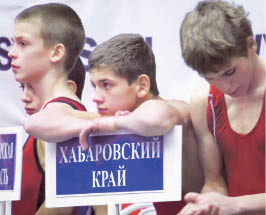 Первый в России по вольной борьбе