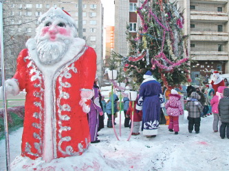 Чей зимний двор лучше