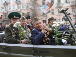 Празднование Дня Победы в Хабаровске. Фото Вячеслава Реутова