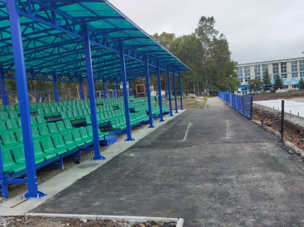 Стадион в Ванино сдадут в ноябре