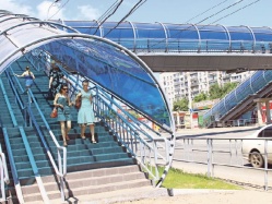 «Воздушка» на Южнопортовой: эти крутые 50 ступенек