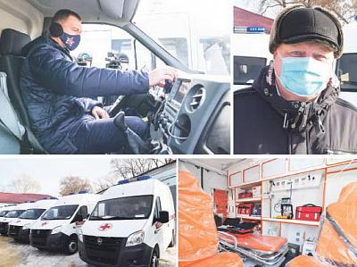 Новые автомобили скорой помощи прибыли в Хабаровск