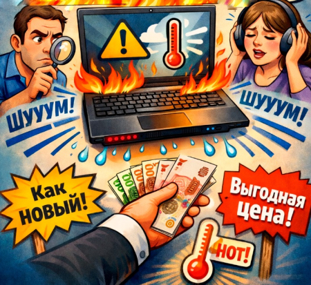 Почему ноутбук начинает греться и шуметь сильнее нормы