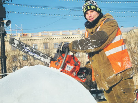 Ледяной волшебник Алексей Гринев