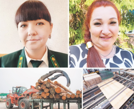 Марина Красикова после декрета села за руль бульдозера