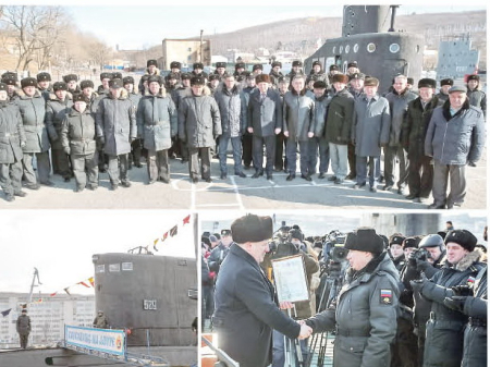 АCЗ «на плаву» вместе с подлодкой