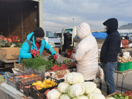 Ящик с овощами - приз ярмарки