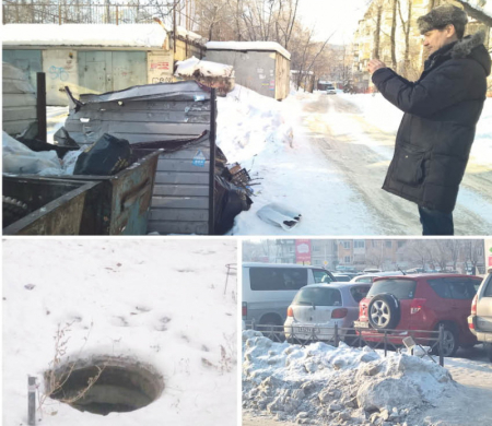 Открытый колодец, неубранный снег Караются штрафом немалым