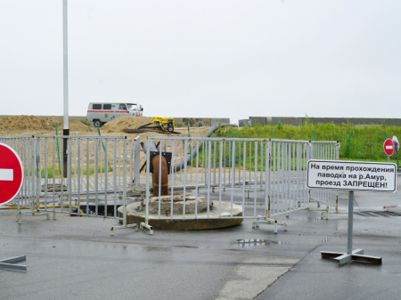Хабаровск успешно противостоит паводку