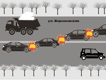 На улицах морозы, а в автобусах пожары