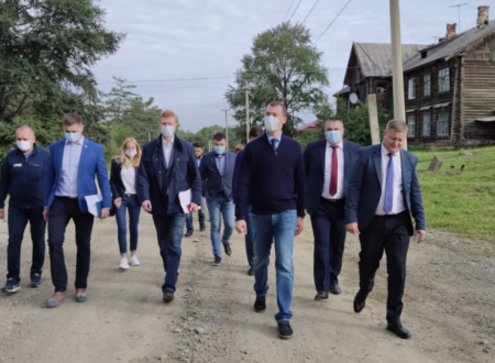 Михаил Дегтярëв побывал в поселке Тырма Верхнебуреинского района