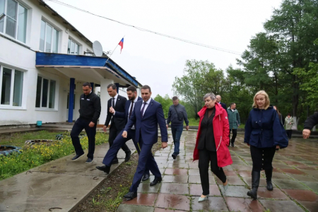Дмитрий Демешин оценил положение дел в Охотском округе во время рабочей поездки