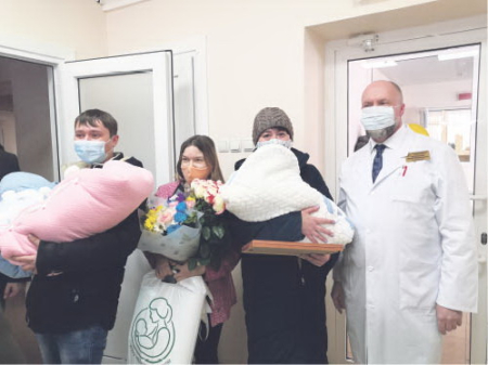 В семье Жихаревых - счастье в тройном размере