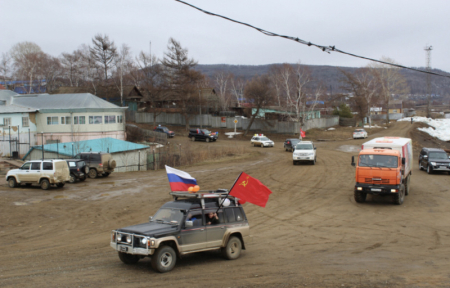 В Хабаровском крае прошли автопробеги Победы