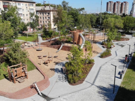 Площадь Блюхера теперь не узнать