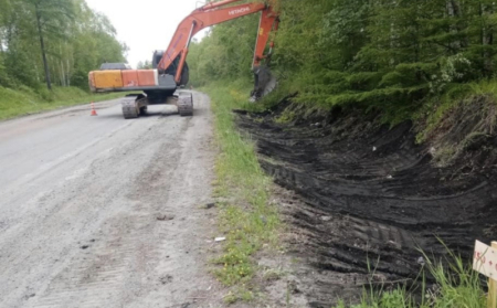В Советско-Гаванском районе начался ремонт дороги «Советская Гавань – Ванино»